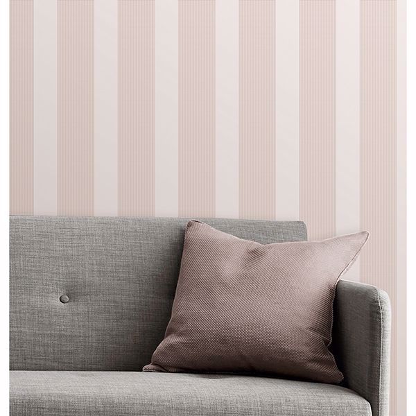 A Street Prints Visby Mauve Stripe Wallpaper