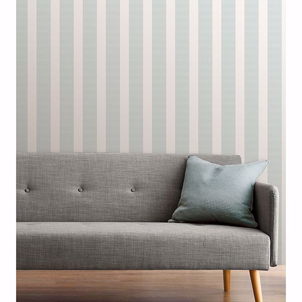 A Street Prints Visby Slate Stripe Wallpaper