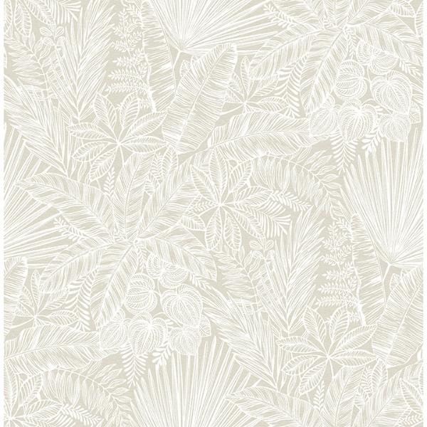 a street prints Vita Off-White Botanical Wallpaper