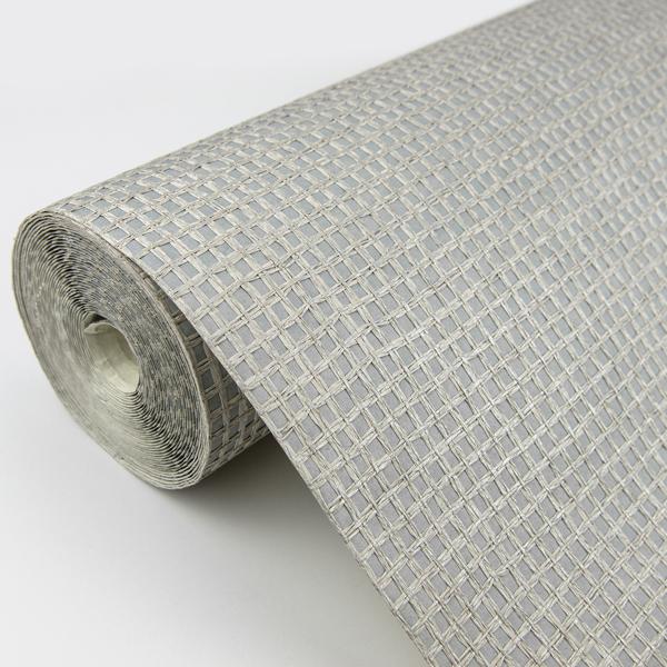 A Street Prints Wancahi Grey Grasscloth Wallpaper
