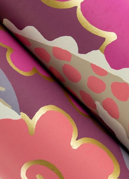 A Street Prints Yanci Plum Dragon Wallpaper