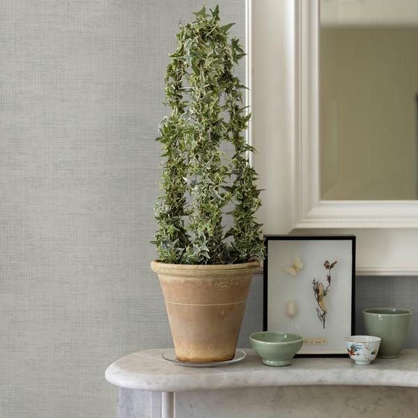 A Street Prints Yawen Silver String Wallpaper