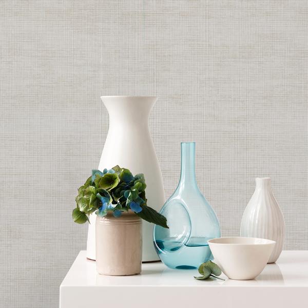A Street Prints Yawen Taupe String Wallpaper