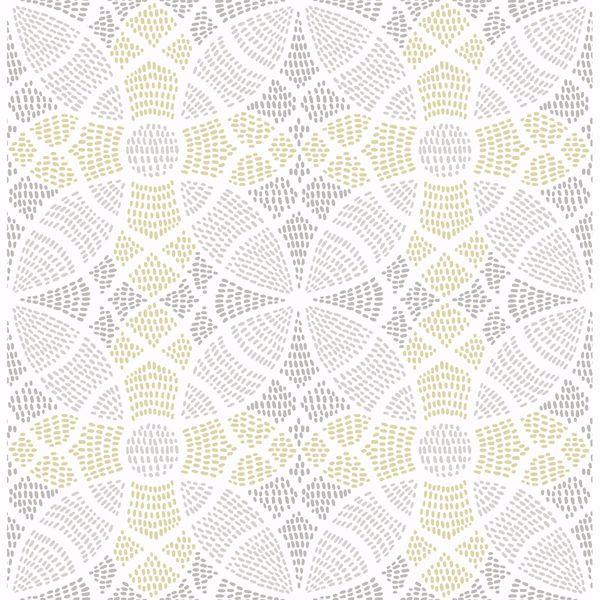 a street prints Zazen Yellow Geometric Wallpaper