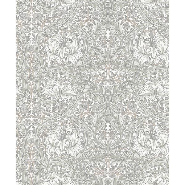 a street prints African Marigold White Floral Wallpaper