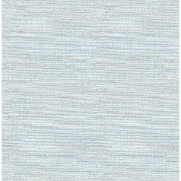 a street prints Agave Blue Imitation Grasscloth Wallpaper