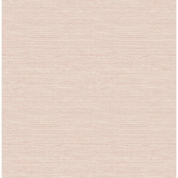 a street prints Agave Light Pink Faux Grasscloth Wallpaper