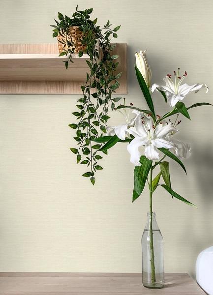 A Street Prints Agave Light Yellow Faux Grasscloth Wallpaper