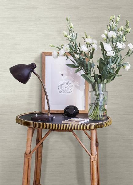 A Street Prints Agave Off-White Faux Grasscloth Wallpaper