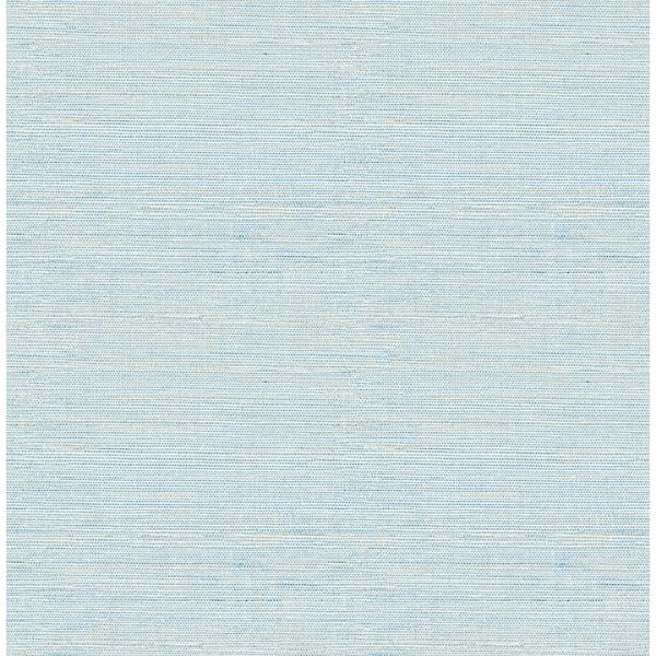 a street prints Agave Sky Blue Faux Grasscloth Wallpaper