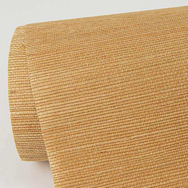 A Street Prints Aiko Orange Sisal Grasscloth Wallpaper