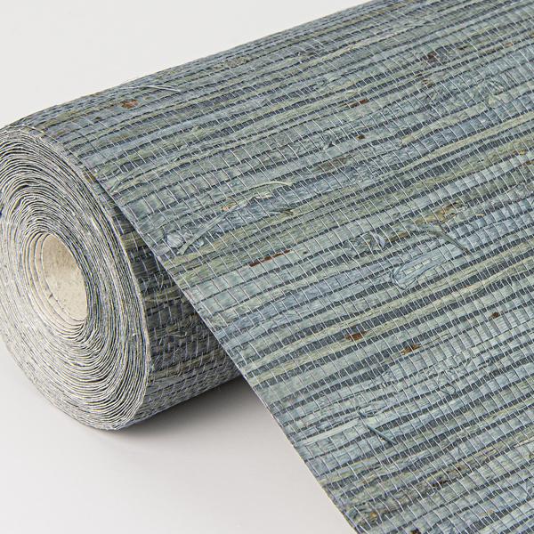 A Street Prints Aiko Teal Sisal Grasscloth Wallpaper