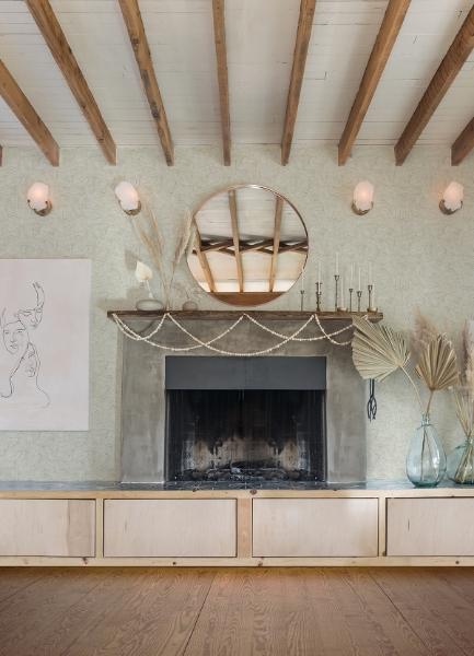 A Street Prints Aldabra Taupe Textured Geometric Wallpaper