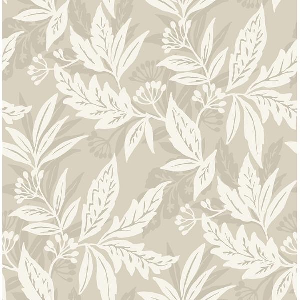 a street prints Anita Beige Woodland Floral Wallpaper