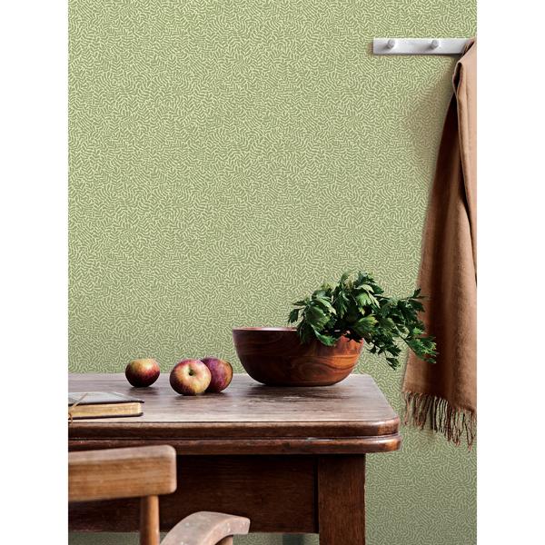 A Street Prints Anna Light Green Fern Trail Wallpaper