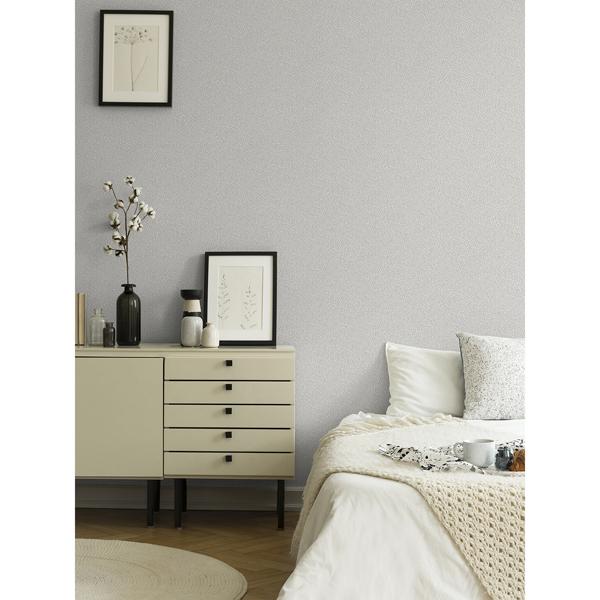 A Street Prints Anna Light Grey Fern Trail Wallpaper