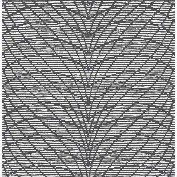 a street prints Aperion Dark Brown Chevron Wallpaper