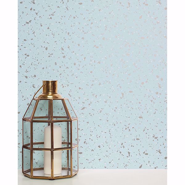 A Street Prints Arendal Light Blue Speckle Wallpaper