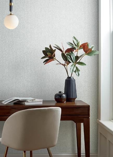 A Street Prints Ashbee Light Grey Faux Fabric Wallpaper