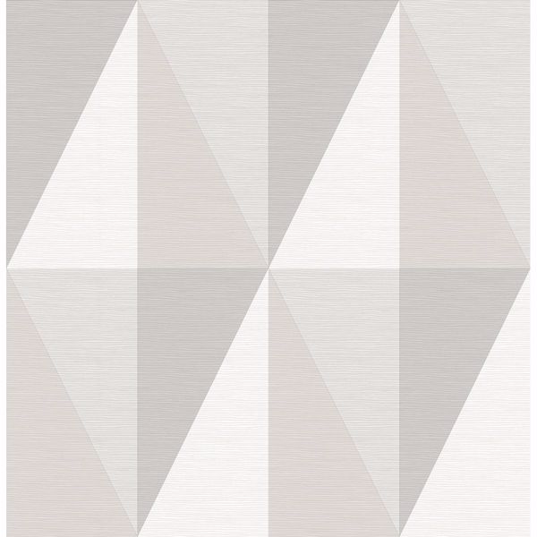 a street prints Aspect Grey Geometric Faux Grasscloth Wallpaper