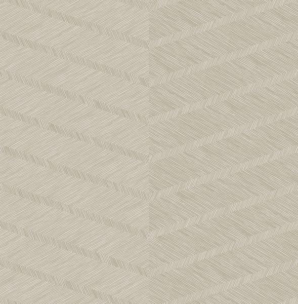 a street prints Aspen Champagne Chevron Wallpaper- Scott Living