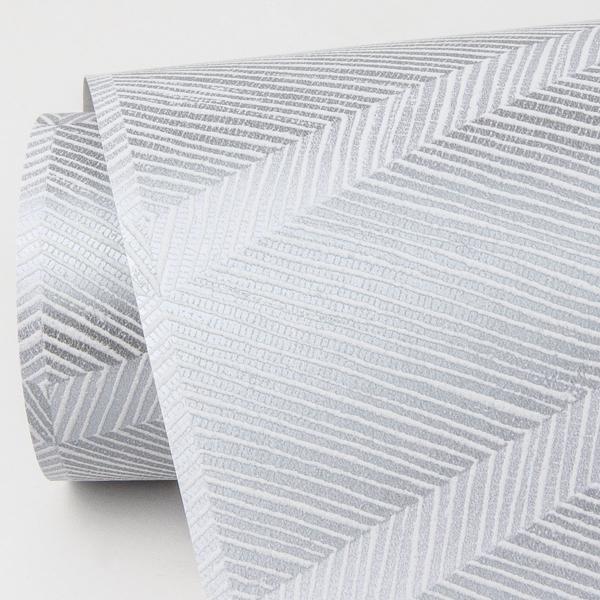 A Street Prints Aspen Grey Chevron Wallpaper- Scott Living