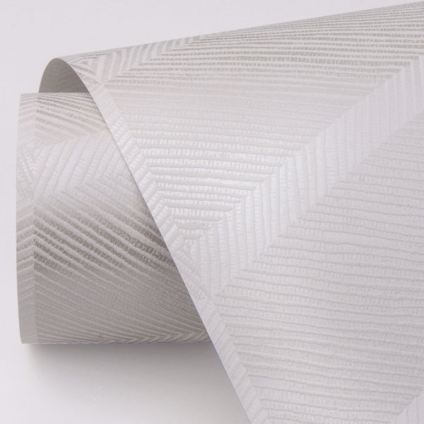 A Street Prints Aspen White Chevron Wallpaper- Scott Living