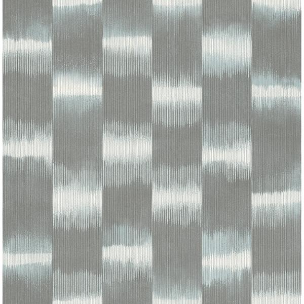 a street prints Baldwin Slate Shibori Stripe Wallpaper