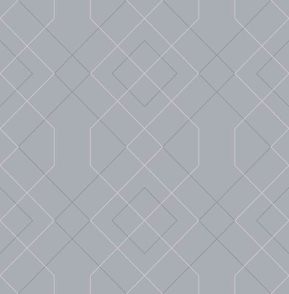 a street prints Ballard Pewter Geometric Wallpaper- Scott Living
