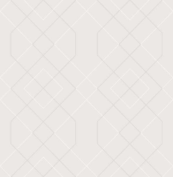 a street prints Ballard Silver Geometric Wallpaper- Scott Living