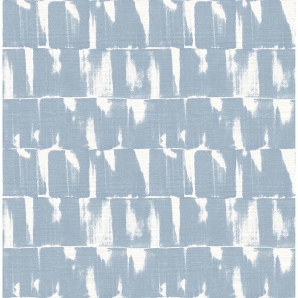 a street prints Bancroft Blue Artistic Stripe Wallpaper