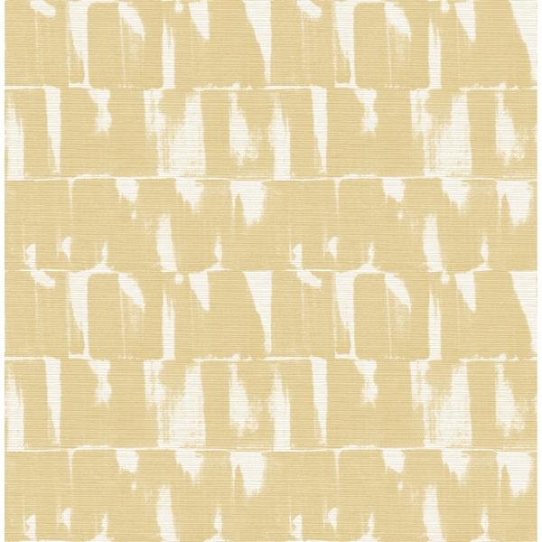 a street prints Bancroft Gold Artistic Stripe Wallpaper