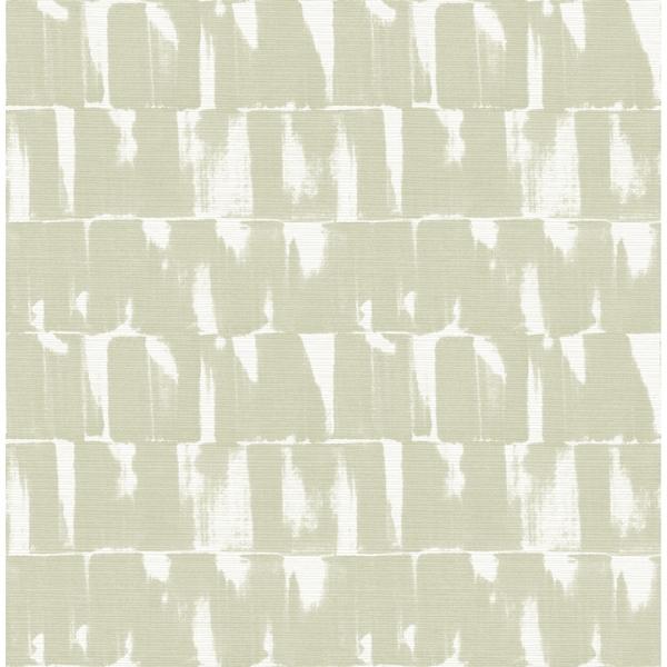 a street prints Bancroft Sage Artistic Stripe Wallpaper