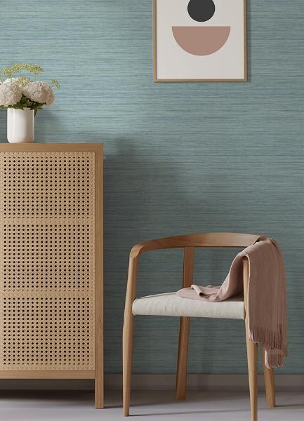 A Street Prints Barnaby Light Blue Texture Wallpaper