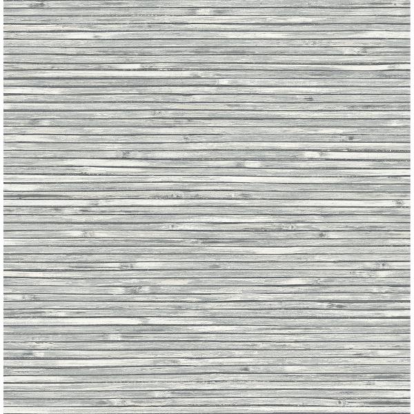 a street prints Bellport Dark Grey Wooden Slat Wallpaper