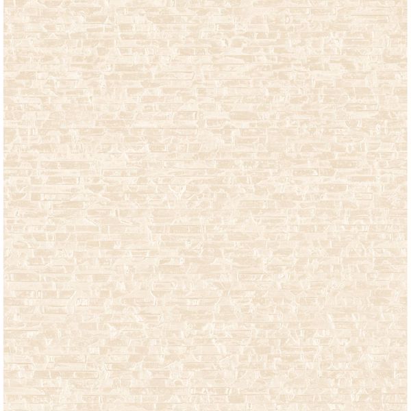 a street prints Belvedere Cream Faux Slate Wallpaper