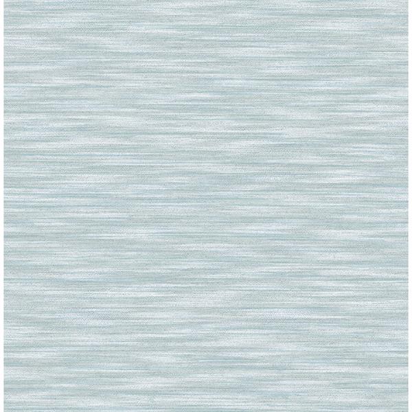 a street prints Benson Light Blue Faux Fabric Wallpaper