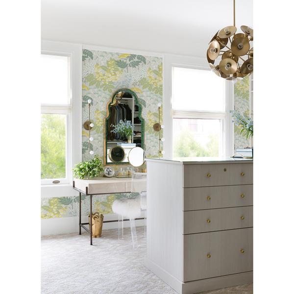 A Street Prints Brie Pastel Forest Flowers Wallpaper