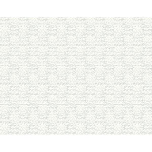 a street prints Calabash Light Grey Rope Basketweave Wallpaper