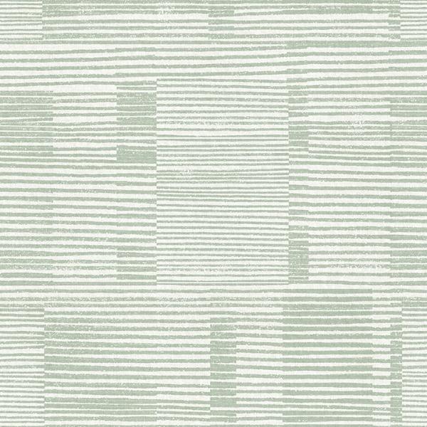 a street prints Callaway Green Woven Stripes Wallpaper