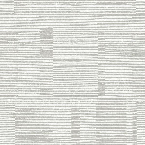 a street prints Callaway Grey Woven Stripes Wallpaper