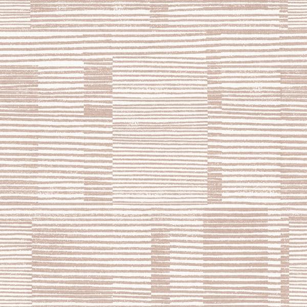 a street prints Callaway Pink Woven Stripes Wallpaper