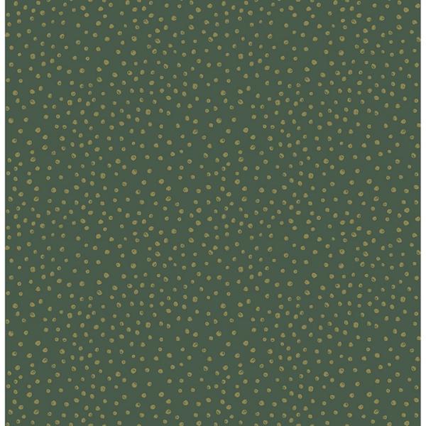 a street prints Cassie Green Petite Polka Wallpaper