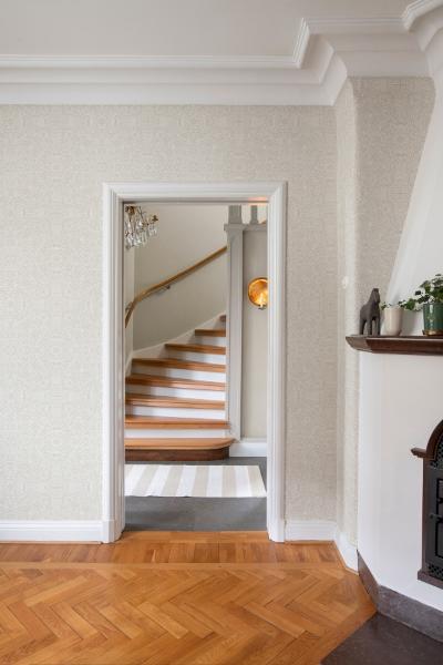 A Street Prints Ceiling Dove Intricate Floral Wallpaper
