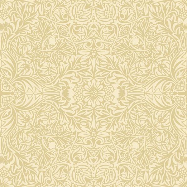 a street prints Ceiling Yellow Intricate Floral Wallpaper