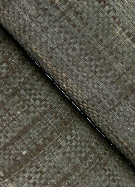 A Street Prints Cheng Grey Woven Grasscloth Wallpaper