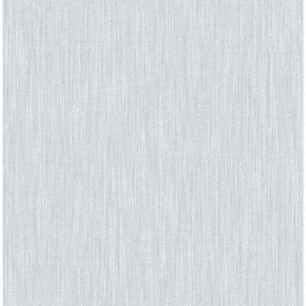 a street prints Chenille Light Blue Faux Linen Wallpaper
