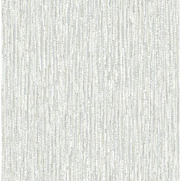 a street prints Corliss Grey Beaded Strands Wallpaper