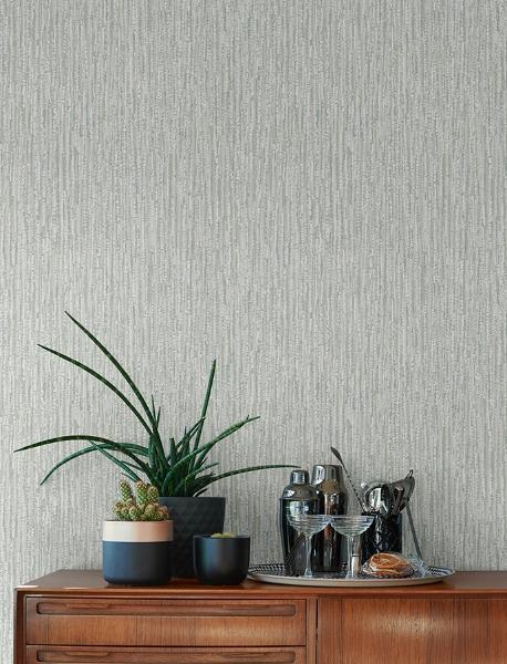 A Street Prints Corliss Light Grey Beaded Strands Wallpaper