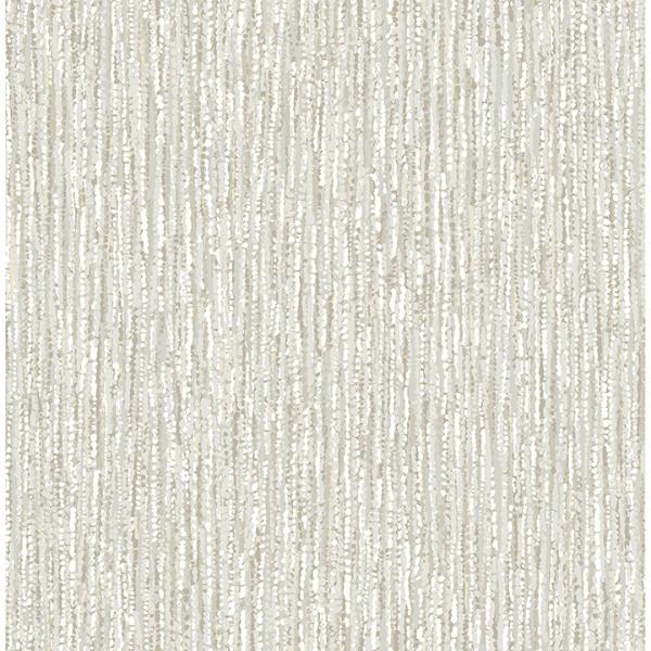 a street prints Corliss Neutral Beaded Strands Wallpaper